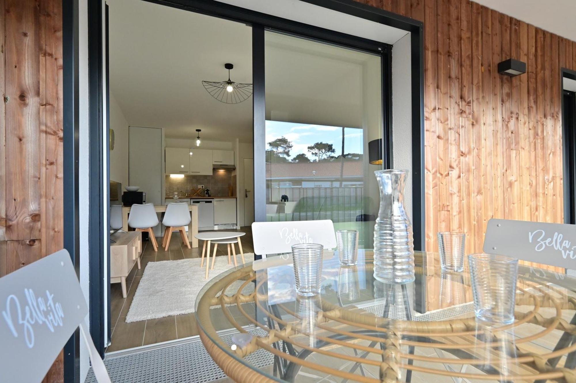 דירות ביסקארוס Biscawai Chaleureux Et Cosy Avec Terrasse מראה חיצוני תמונה